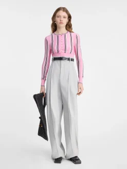 De Curzio broek met hoge taille