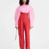 De Curzio broek met hoge taille