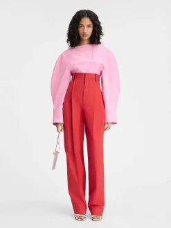 De Curzio broek met hoge taille