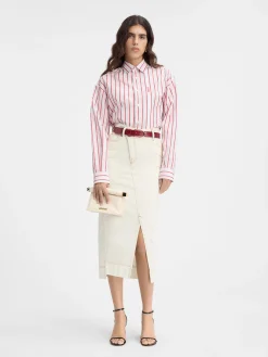 De de-Nîmes denim rok