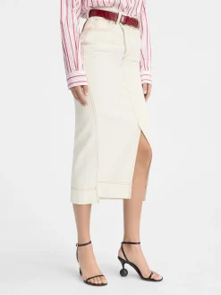 De de-Nîmes denim rok