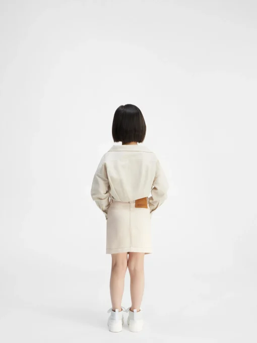 De de-Nîmes denim rok voor kinderen