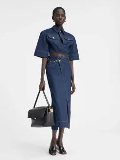 De de-Nîmes denim top