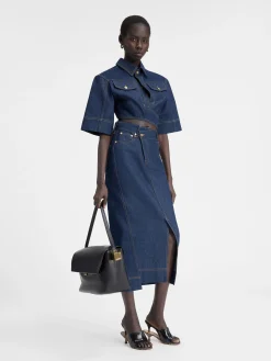 De de-Nîmes denim top