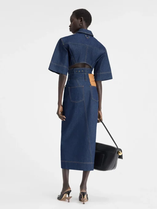 De de-Nîmes denim top