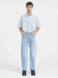 De de-Nîmes rechte denim broek