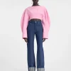 De de-Nîmes rechte denim broek