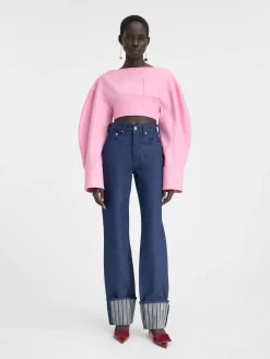 De de-Nîmes rechte denim broek
