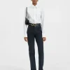 De de-Nîmes rechte denim broek