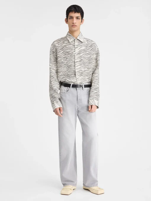 De de-Nîmes rechte denim broek