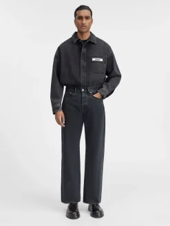 De de-Nîmes rechte denim broek