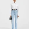 De de-Nîmes rechte denim broek