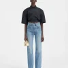 De de-Nîmes rechte denim broek