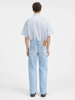 De de-Nîmes rechte denim broek