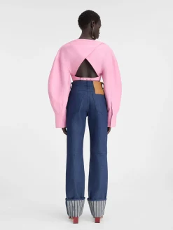 De de-Nîmes rechte denim broek