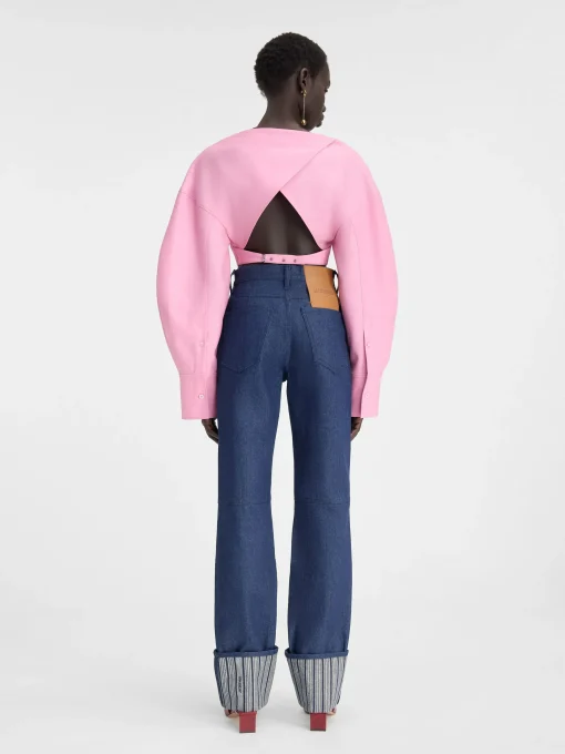 De de-Nîmes rechte denim broek