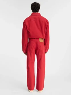 De de-Nîmes rechte denim broek
