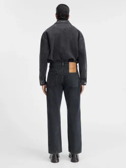 De de-Nîmes rechte denim broek