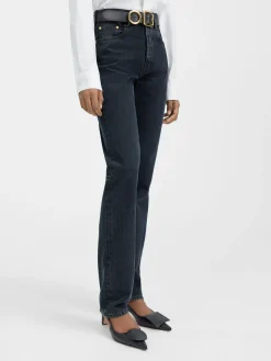 De de-Nîmes rechte denim broek