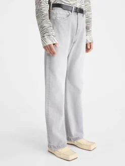 De de-Nîmes rechte denim broek
