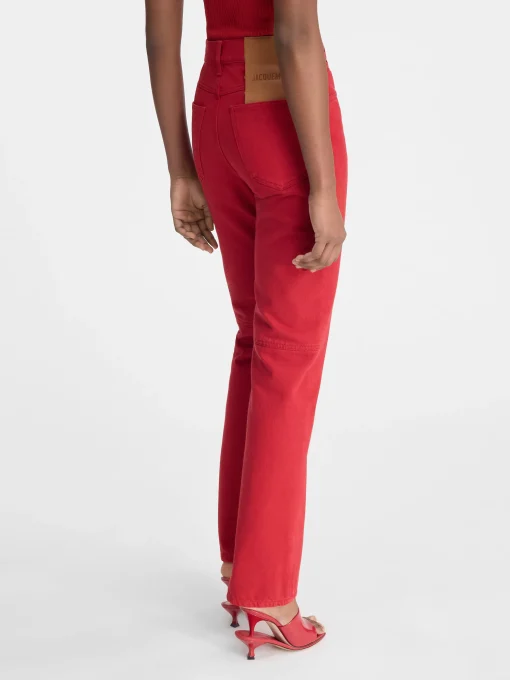 De de-Nîmes rechte denim broek