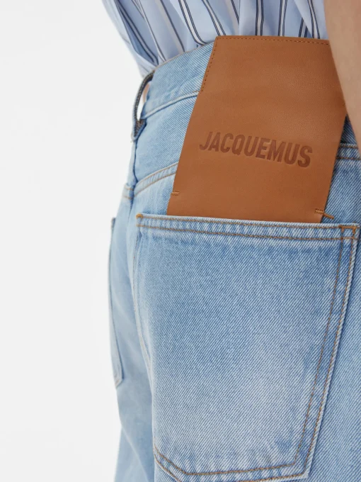 De de-Nîmes rechte denim broek