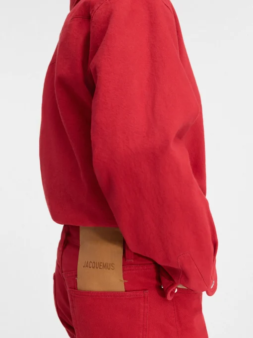 De de-Nîmes rechte denim broek