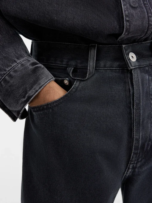De de-Nîmes rechte denim broek