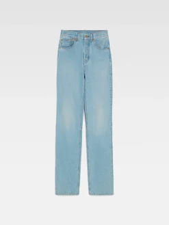 De de-Nîmes rechte denim broek