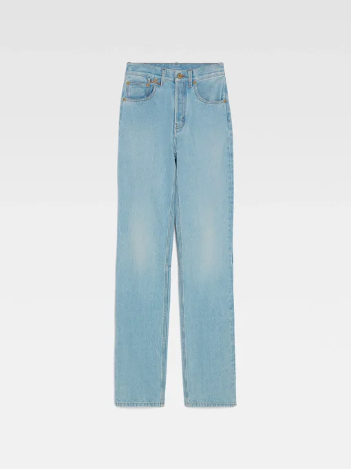 De de-Nîmes rechte denim broek