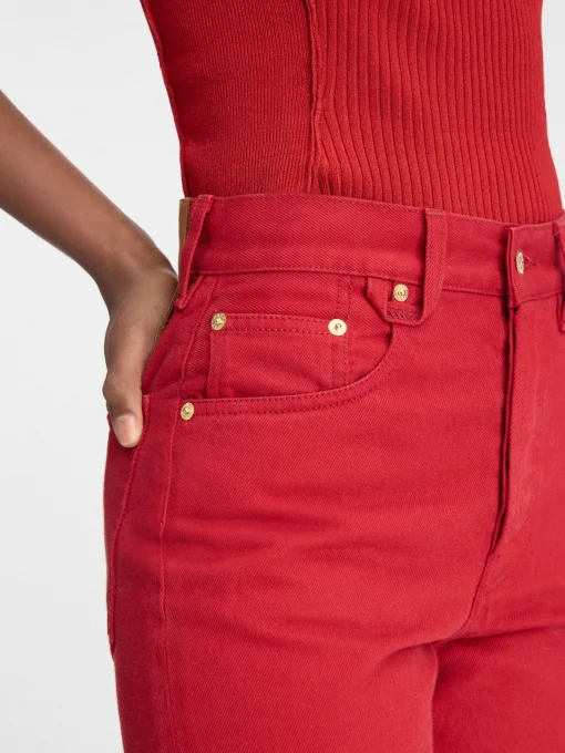 De de-Nîmes rechte denim broek