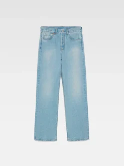 De de-Nîmes rechte denim broek