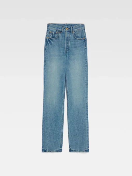 De de-Nîmes rechte denim broek