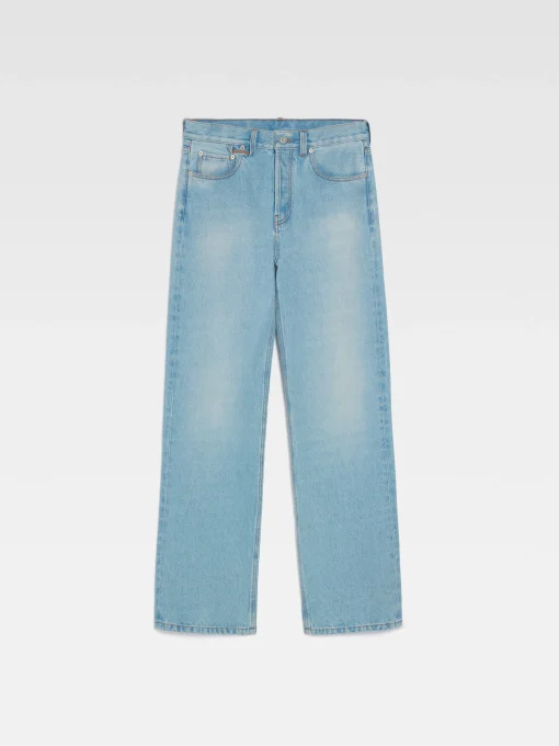 De de-Nîmes rechte denim broek