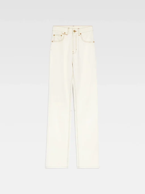 De de-Nîmes rechte denim broek
