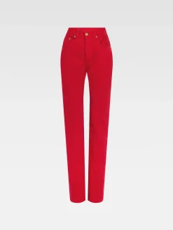 De de-Nîmes rechte denim broek