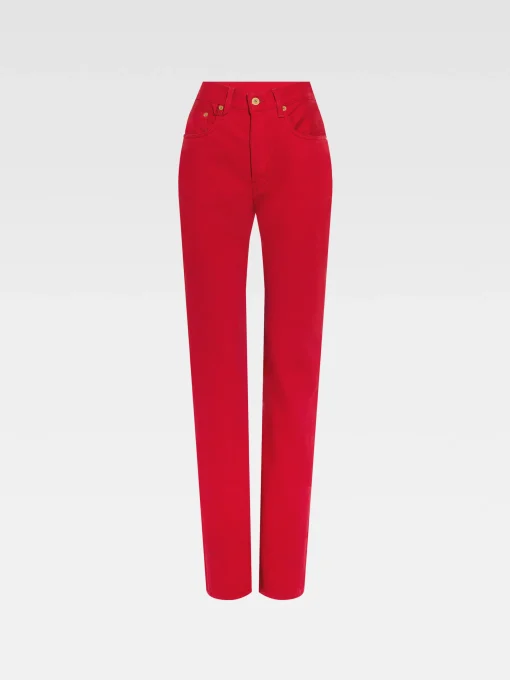 De de-Nîmes rechte denim broek