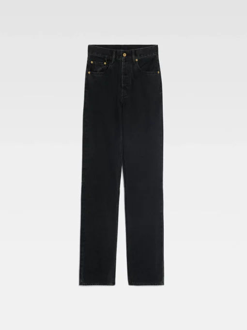 De de-Nîmes rechte denim broek