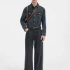 De de-Nîmes wijde denim broek