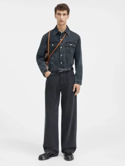 De de-Nîmes wijde denim broek