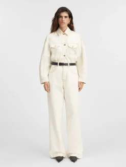 De de-Nîmes wijde denim broek