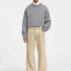 De de-Nîmes wijde denim broek