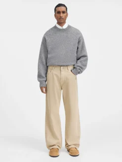 De de-Nîmes wijde denim broek