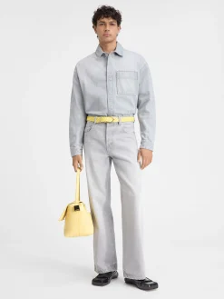 De de-Nîmes wijde denim broek