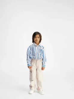 De de-Nîmes wijde denim broek voor kinderen