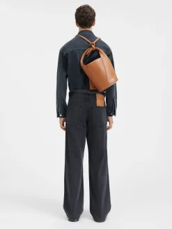 De de-Nîmes wijde denim broek