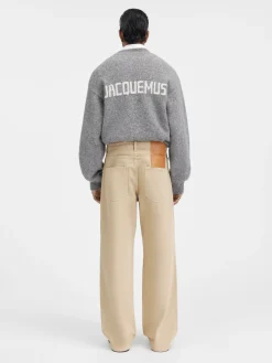 De de-Nîmes wijde denim broek