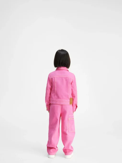 De de-Nîmes wijde denim broek voor kinderen