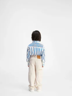 De de-Nîmes wijde denim broek voor kinderen