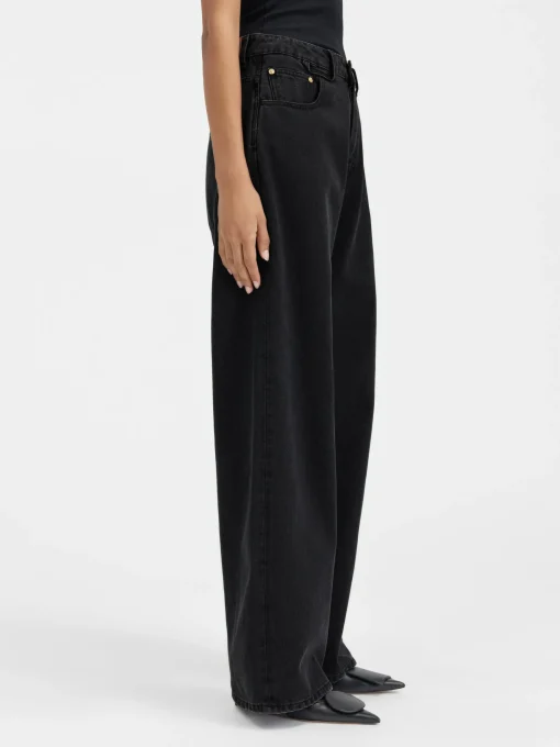 De de-Nîmes wijde denim broek